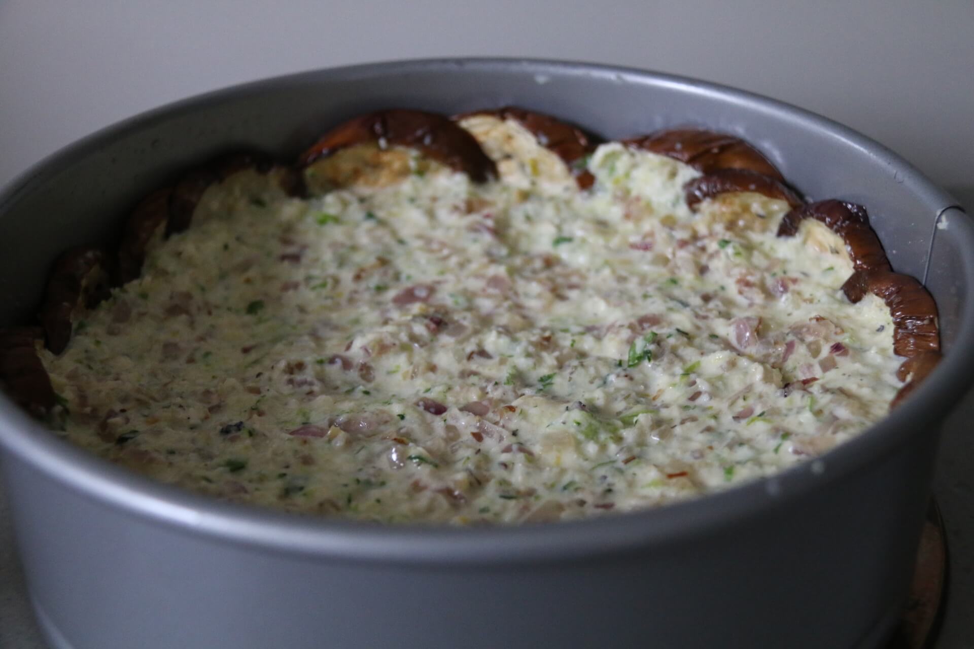 Courgette Aubergine Cake