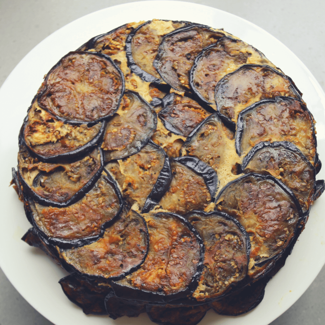 Courgette Aubergine Cake