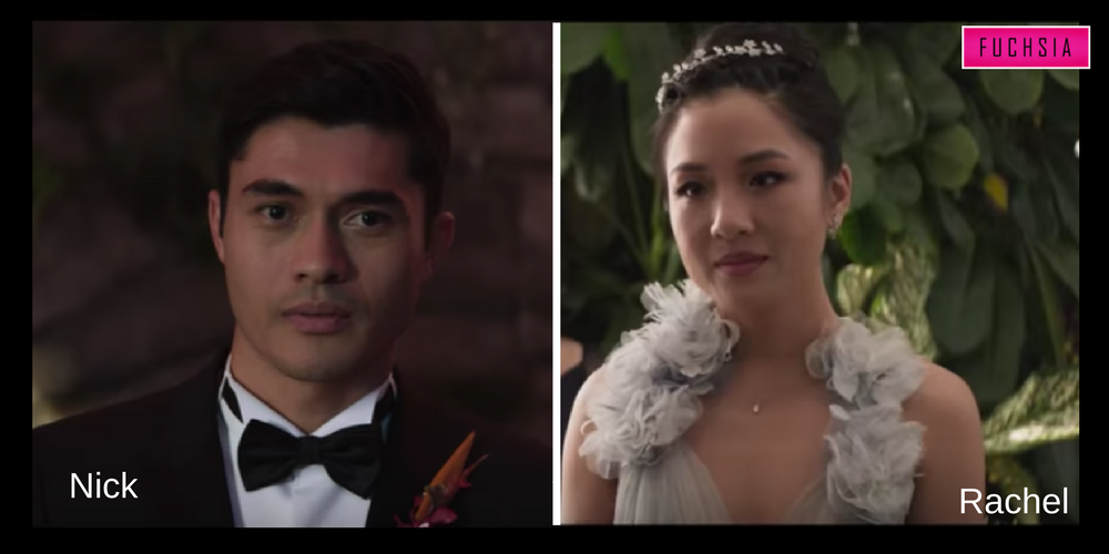 Nick and rachel from crazy rich Asians