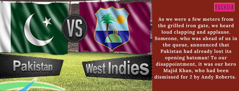 Pakistan, West Indies Cricket 1975