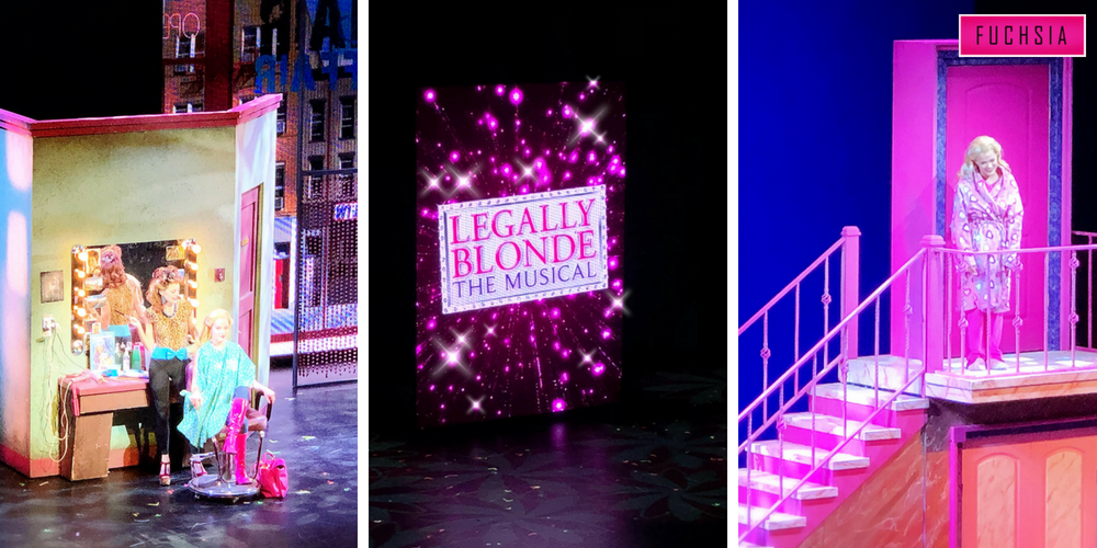Sets at Legally blonde