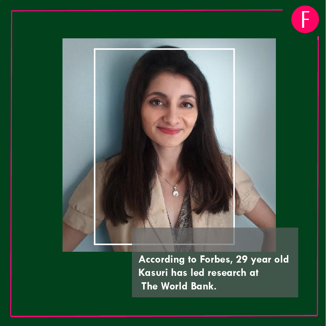 Laila Kasuri, Forbes 30 under 30 , Pakistanis in Forbes List