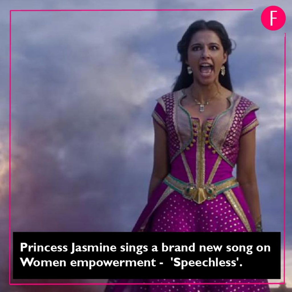 Princess Jasmine, Aladdin, Speechless