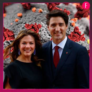 Canadian prime minister and his wife