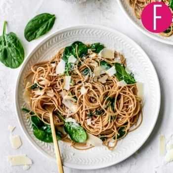 spinach pasta, healthy food