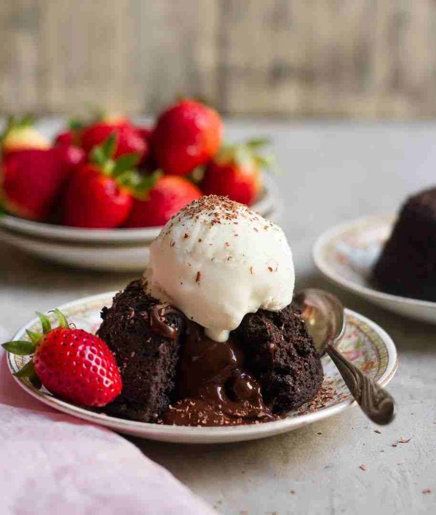 chocolate lava cake, weekend recipe