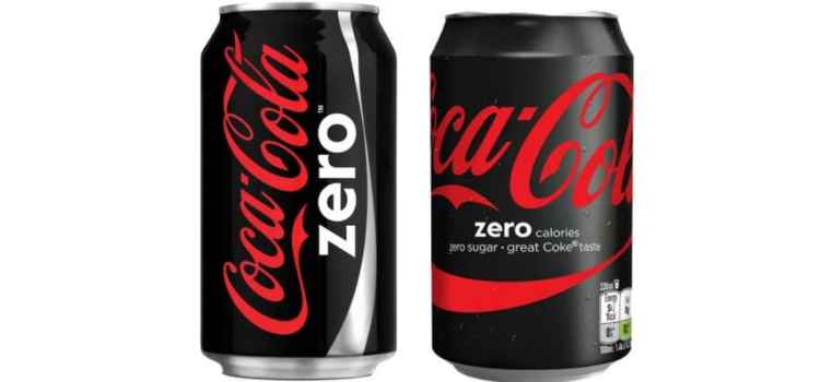Zero sugar cola drink