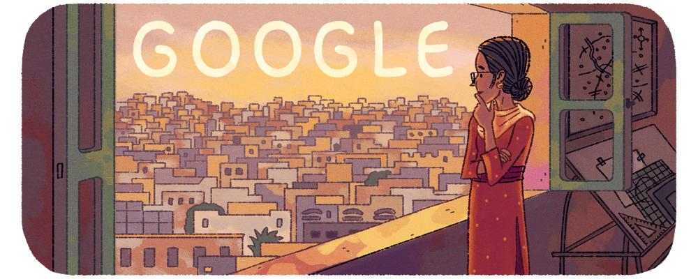 perween rehman, google doodle