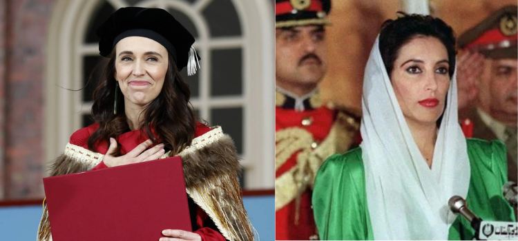 Jacinda Ardern, Benazir Bhutto 