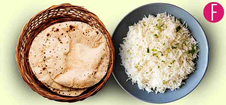 Rice and roti