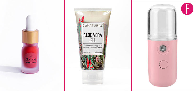 summer products, summer must haves, lip tint, aloe gel, mist spray, summer beauty products