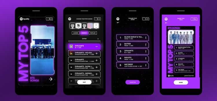 Spotify x BTS Anniversary